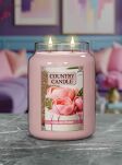 Sugared Peony - Country Candle - duża świeca zapachowa z dwoma knotami (737g) - 2