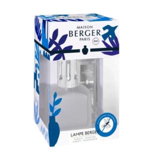Zestaw prezentowy - Maison Berger - lampa katalityczna Glacon Frosted + esencja Anti-Mosquito 250 ml