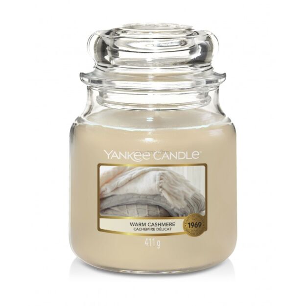 Yankee Candle Warm Cashmere - Średnia świeca