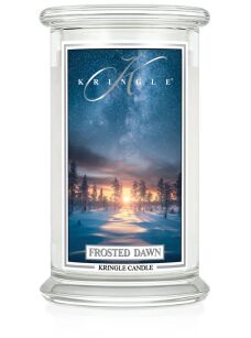 Kringle Candle Frosted Dawn – duża świeca zapachowa 623 g 2 knoty