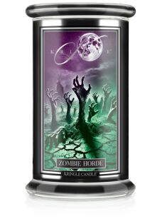 Zombie Horde - Kringle Candle - duża świeca z dwoma knotami (624g) - seria Halloween