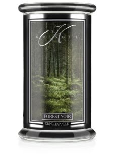 Forest Noir - Kringle Candle - duża świeca z dwoma knotami (624g) - seria Reserve
