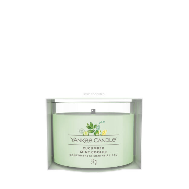 Cucumber Mint Cooler - Yankee Candle Signature - świeca mini 