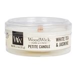 White Tea & Jasmine - Woodwick petite mini świeca zapachowa z drewnianym knotem - 2