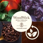 Tomato Leaf & Basil - WoodWick - duża świeca zapachowa z drewnianym knotem - ReNew Collection - 5