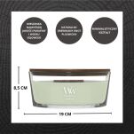 Ethereal Haze - Woodwick - świeca elipsa z drewnianym knotem - 2