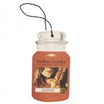 Yankee Candle - Leather - zapach samochodowy car jar  - 2