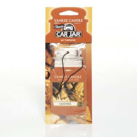 Yankee Candle - Leather - zapach samochodowy car jar 