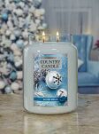 Silver Bells - Country Candle - duża świeca zapachowa z dwoma knotami (737g) - 2