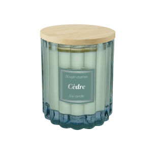 Esprit Provence - Cedre - świeca zapachowa 190 g z drewnianą pokrywką