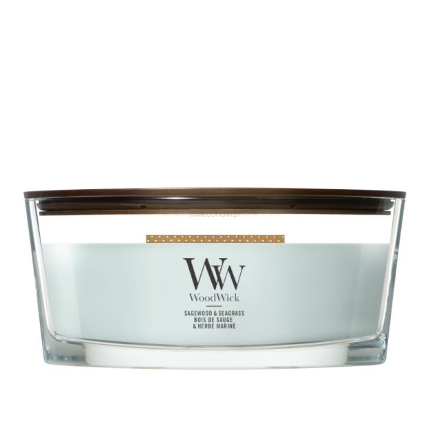 WoodWick Sea Spray - świeca zapachowa elipsa 453g