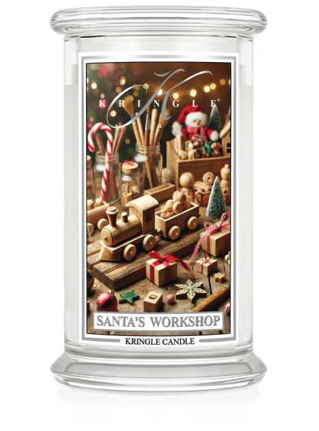 Santa's Workshop - Kringle Candle - duża świeca z dwoma knotami (624g)