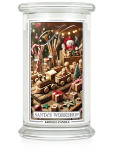 Santa's Workshop - Kringle Candle - duża świeca z dwoma knotami (624g)