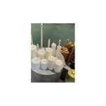 Cream - Deluxe Home Art - świeca Led parafinowa Dinner 2,2 cm x 24 cm - 3