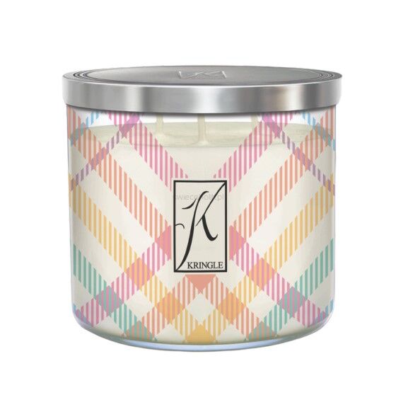 Średnia świeca zapachowa Berry Citrus Bloom – Kringle Candle | 397 g | 3 knoty | Wielkanoc