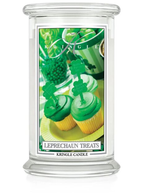 Leprechaun Treats - Kringle Candle - duża świeca z dwoma knotami (624g) - seria St.Patrick Day
