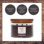 Wildberry & Jasmine - Woodwick - duża świeca z drewnianym knotem - seria Nature's Wick. - 3