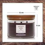 Wildberry & Jasmine - Woodwick - duża świeca z drewnianym knotem - seria Nature's Wick. - 4