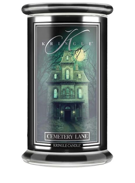 Cemetery Lane - Kringle Candle - duża świeca z dwoma knotami (624g) - seria Halloween