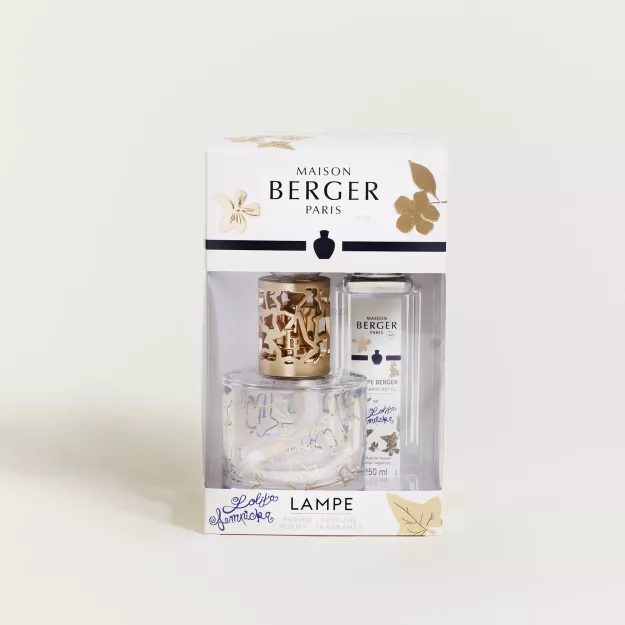 Zestaw prezentowy - Maison Berger - lampa katalityczna Lolita Lempicka Pure Transparent + esencja Lolita Lempicka 250 ml