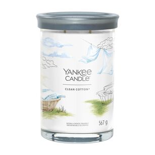 Clean Cotton - Yankee Candle Signature - świeca tumbler z dwoma knotami - nowość 2022