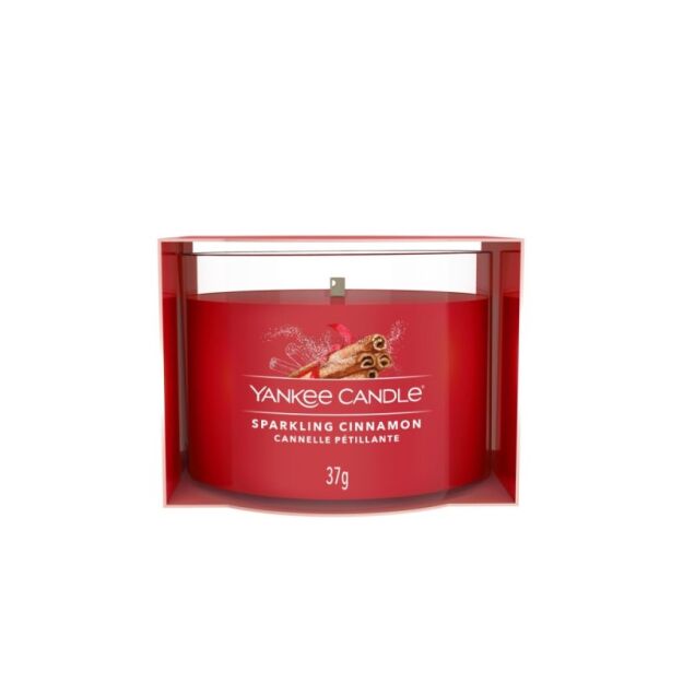 Sparkling Cinnamon - Yankee Candle Signature - mini świeca zapachowa
