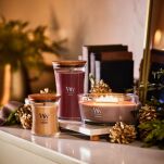 Golden Bourbon - Woodwick - średnia świeca zapachowa z drewnianym knotem - 8