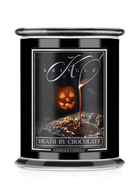 Kringle Candle Czekoladowa Śmierć (Death by Chocolate) - duża świeca 3-knotowa 624 g