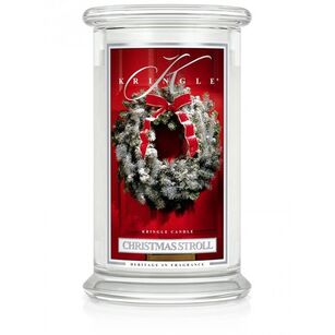 Christmas Stroll - Kringle Candle - duża świeca z dwoma knotami (624g)