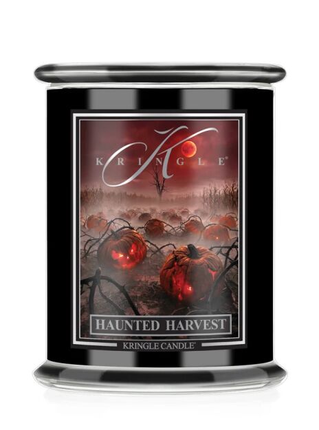 Kringle Candle Nawiedzone Zbiory (Haunted Harvest) - duża świeca 3-knotowa 624 g