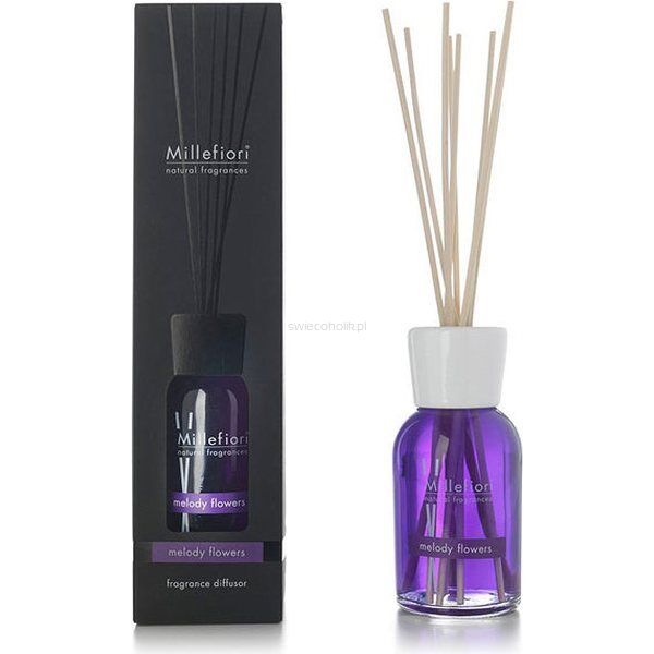 Melody Flowers  Millefiori- pałeczki zapachowe 500 ml- seria Natural