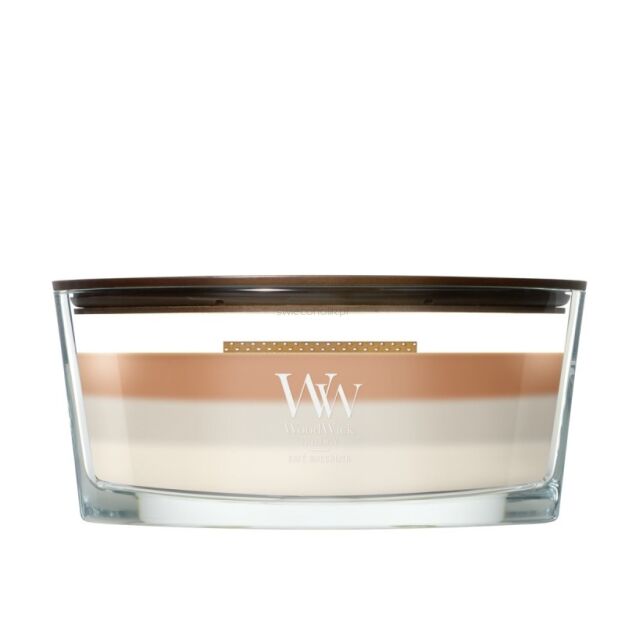 WoodWick Café Macchiato - świeca zapachowa elipsa Trilogy 453g